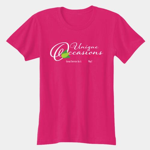 Unique Logo - Ladies' Softstyle® Fitted T-Shirt Thumbnail